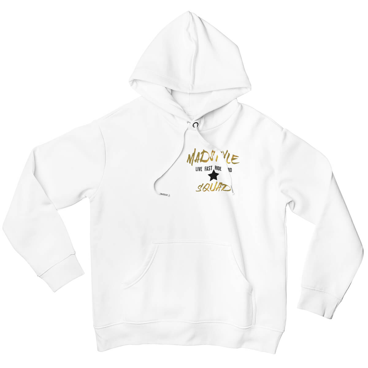 WHITE-MSM HOODIE