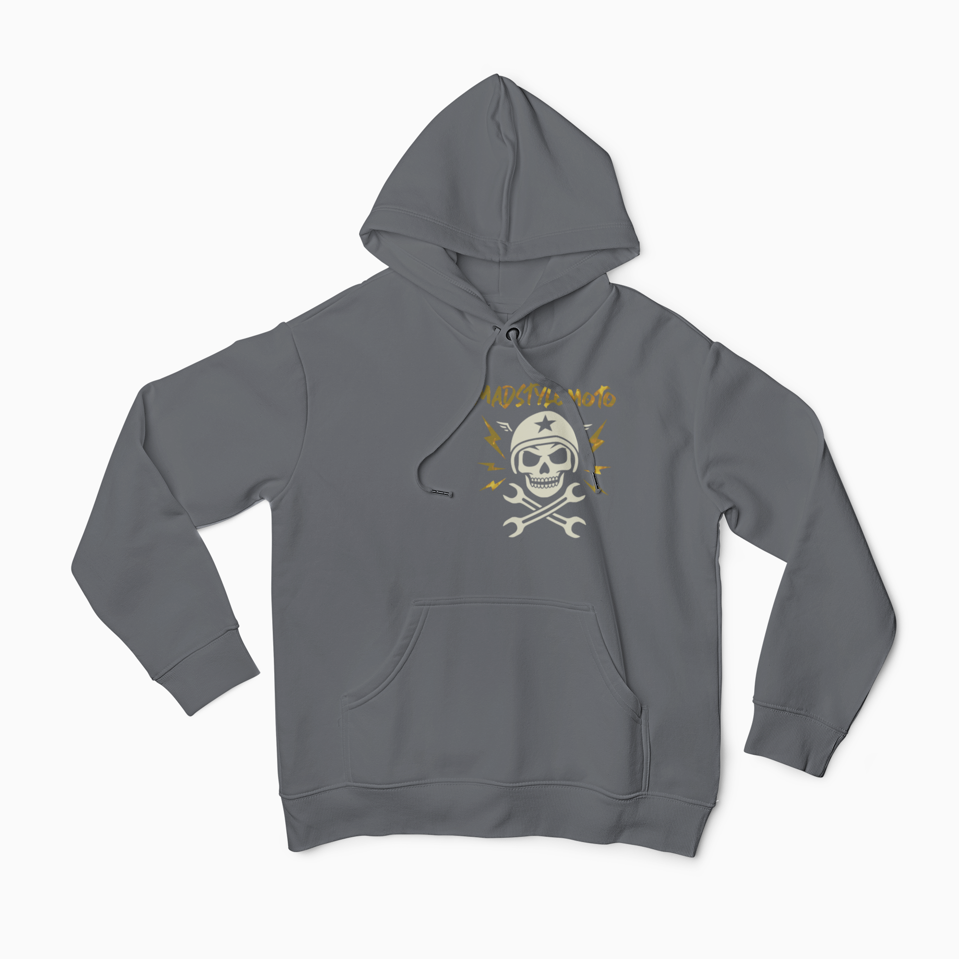 GREY-STUNTS HOODIE