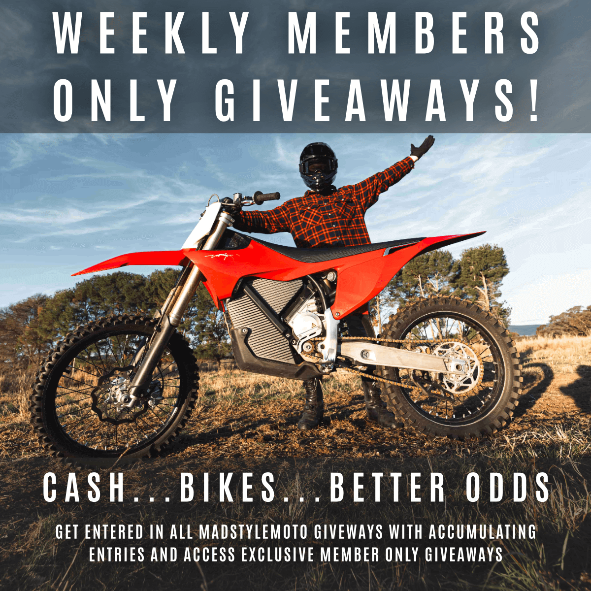 Weekly Members Only Giveaways